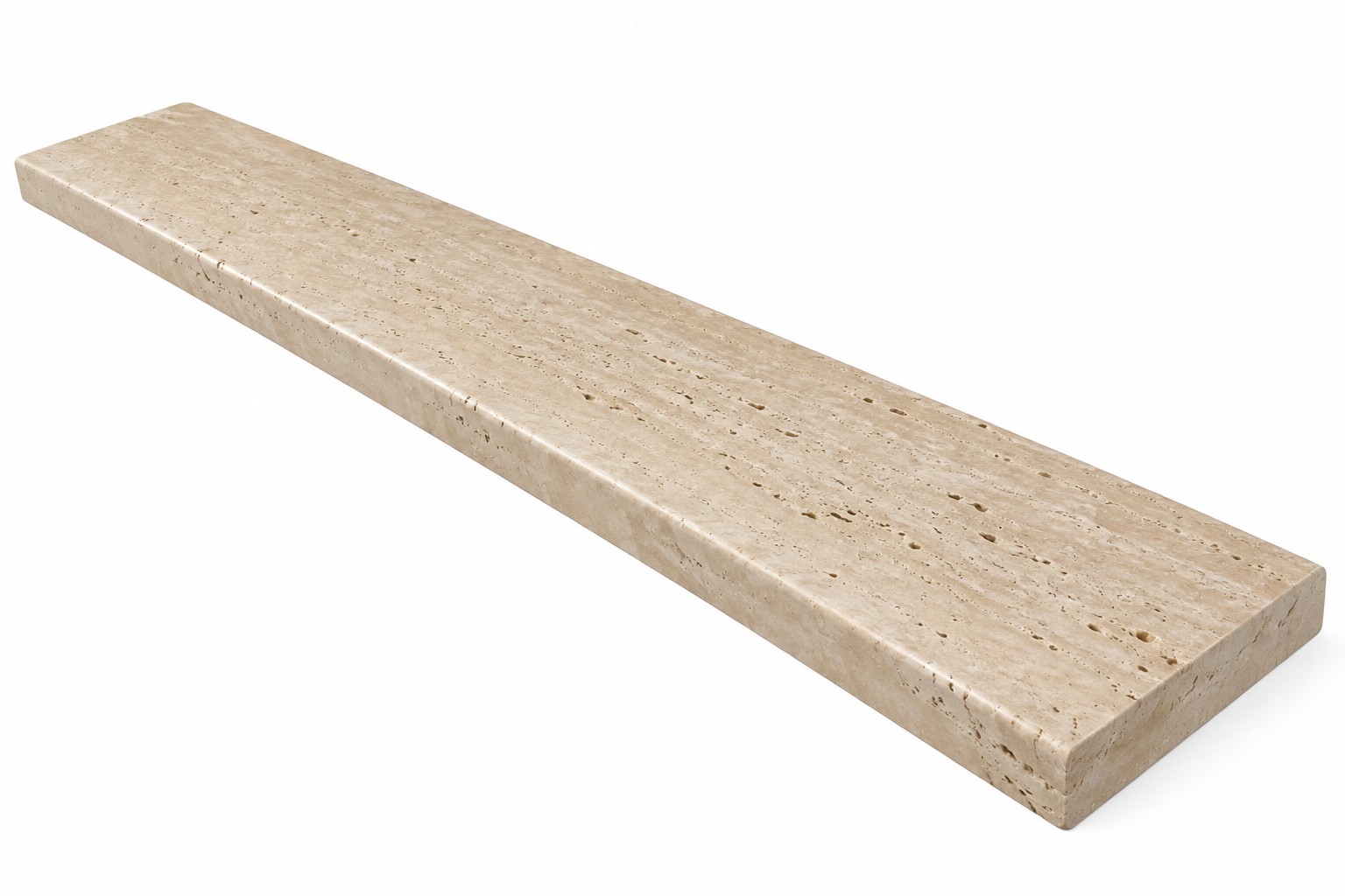 Esempio illustrativo: Soglia in travertino beige
